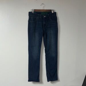 Levi’s 511 Jeans Blue Denim Straight Leg Classic Wash Size Boys 16 R 28x30